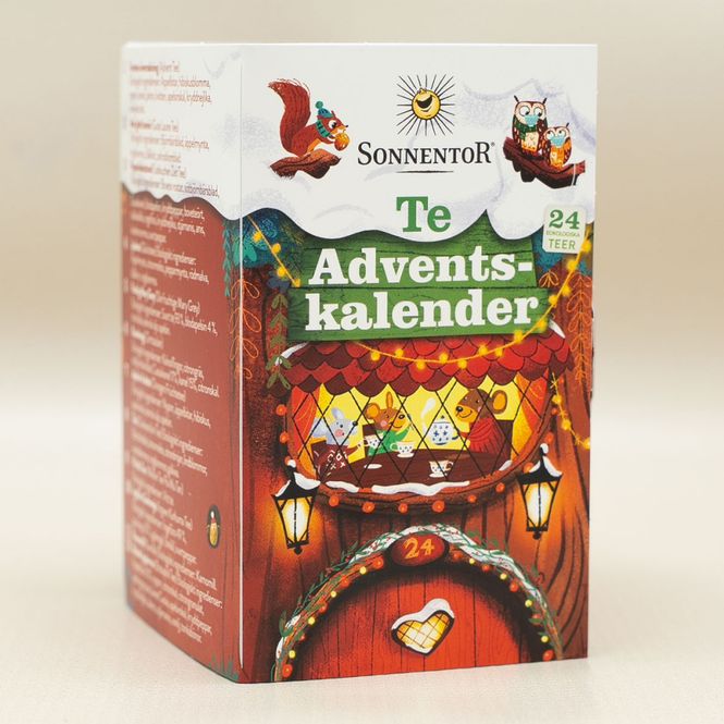 Huvudbild Adventskalender Sonnentor Te