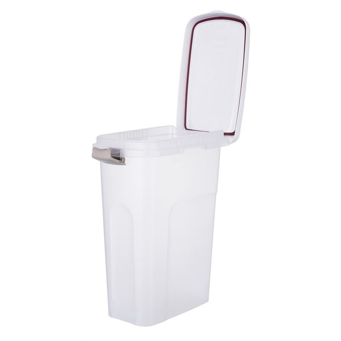 Huvudbild Fodertunna (25 L) transparant/vit 