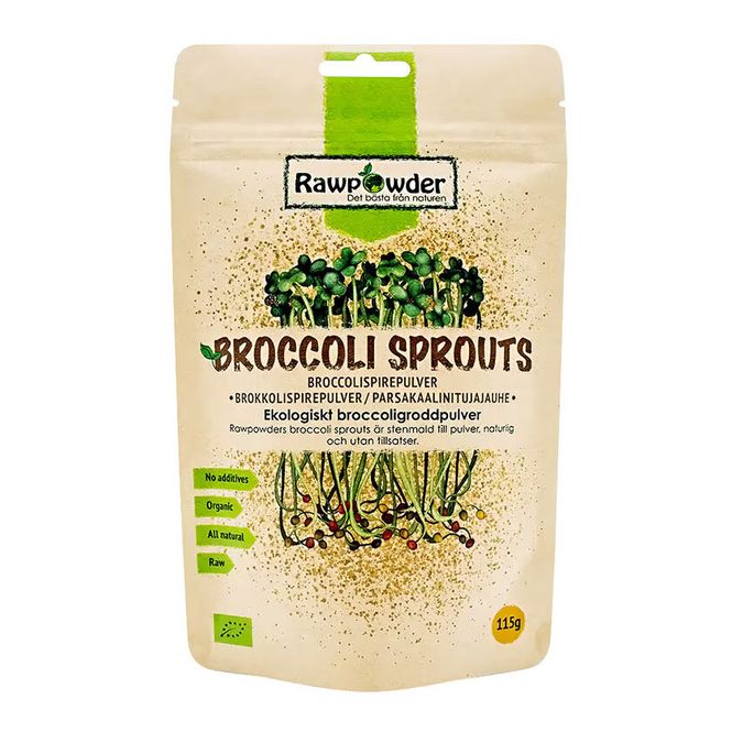 Huvudbild Broccoli Groddar Pulver 115g