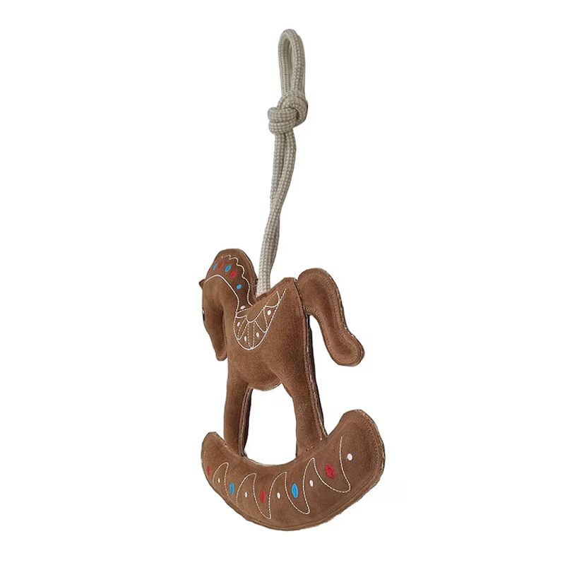 Leksak Pepparkakshäst i mocka