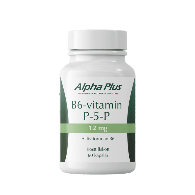 Huvudbild B6-vitamin P-5-P 12 mg 60 kap