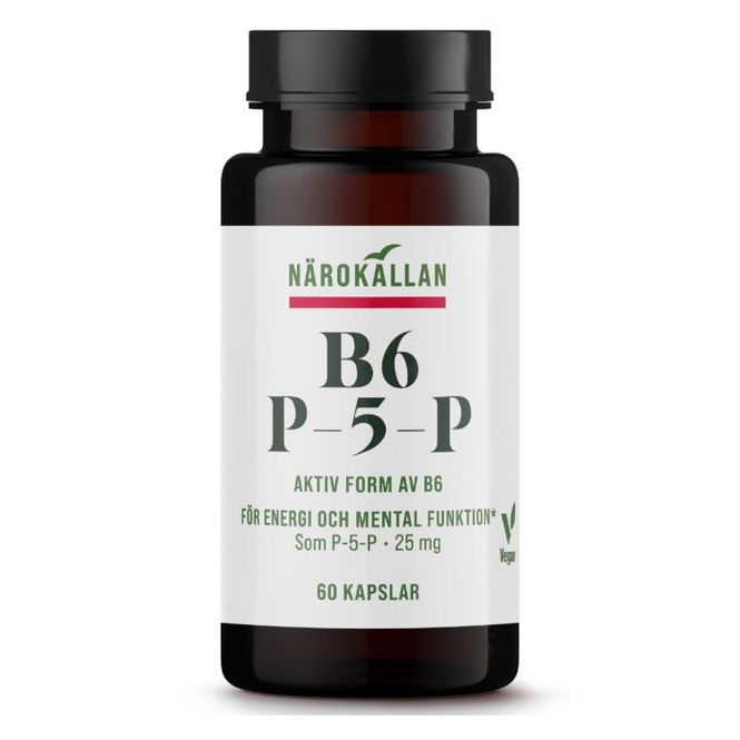 Huvudbild B6 P-5-P 25 mg, 60 kap
