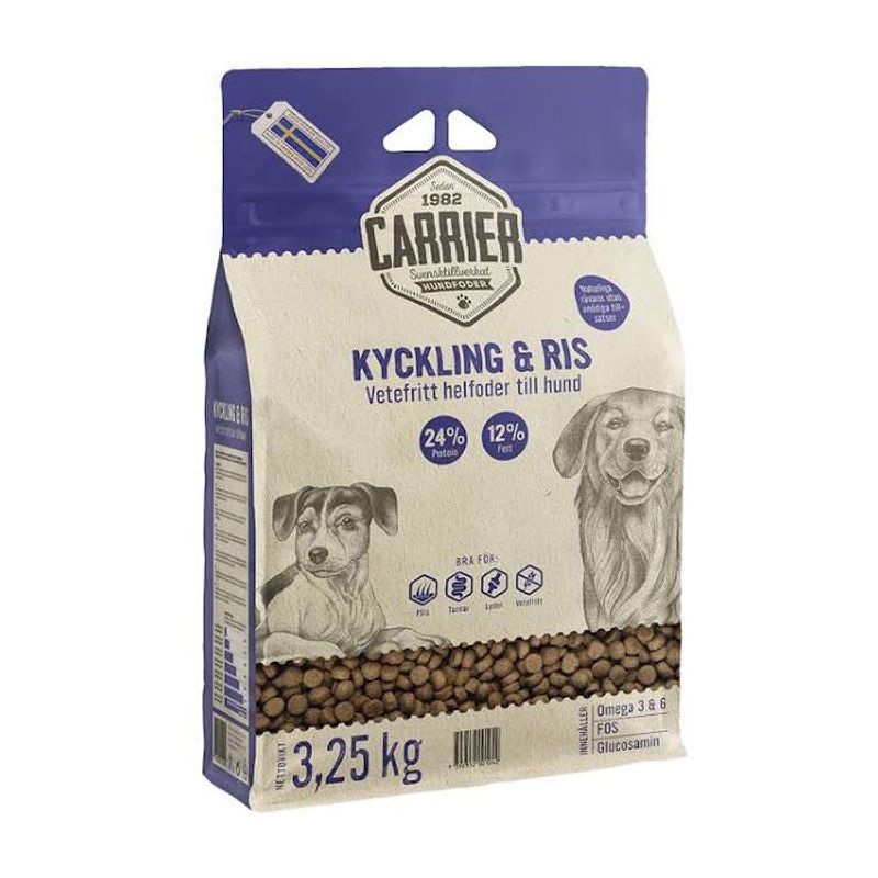 Carrier Kyckling & Ris 3,25 kg
