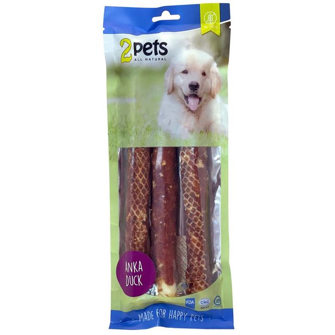 Huvudbild Tuggrulle m ankfilé 28cm 3-pack, 250g